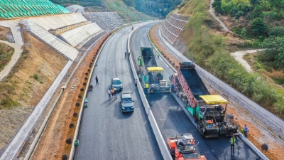 第五标段将在春节期间临时通行！梅县区加快推进东部快线项目建设