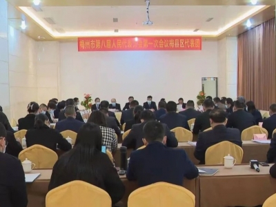 关注市八届人大一次会议 丨梅县区代表团热议《政府工作报告》