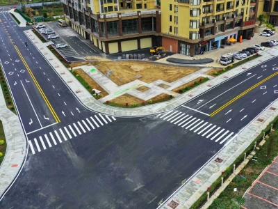伍福花园小区至逢甲大道路段通车！桂岭新区医院生命通道基础设施建设项目取得新进展