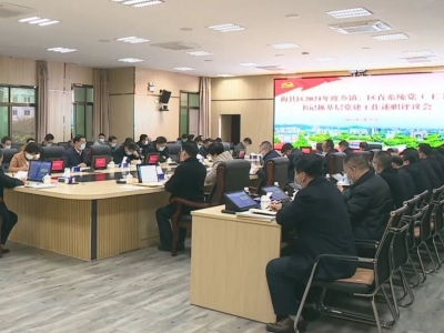 梅县区委常委会召开扩大会议：听取并评议各级各有关单位负责人抓基层党建工作述职