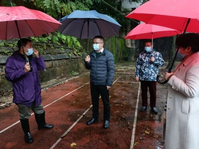 罗达祥到地质灾害隐患点开展督导调研