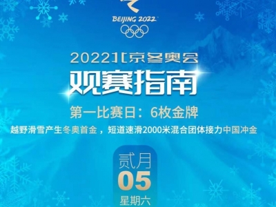 北京冬奥会5日观赛指南：短道速滑2000米混合团体接力中国冲金