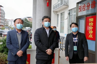 黄增国到大埔西河镇、茶阳镇督导疫情防控工作