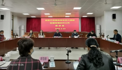 省医疗保障局调研组到兴宁石马调研驻镇帮镇扶村工作 