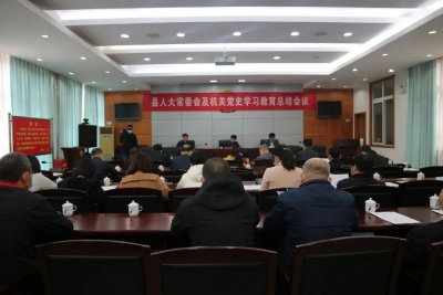 大埔县人大常委会及机关党史学习教育总结会议召开