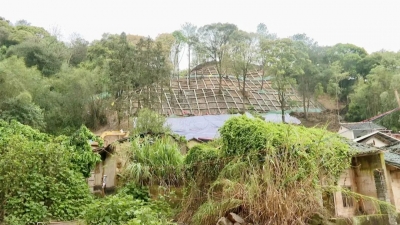 梅县区领导率队调研检查地质灾害隐患点治理工作