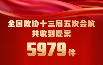 权威快报丨本次政协大会收到提案5979件