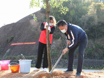 春风催新绿 植树正当时！大埔县干部群众开展义务植树活动