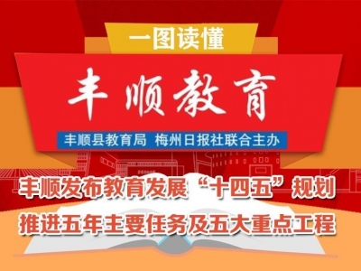 以全局视角谋划教育发展新蓝图！丰顺发布教育发展“十四五”规划