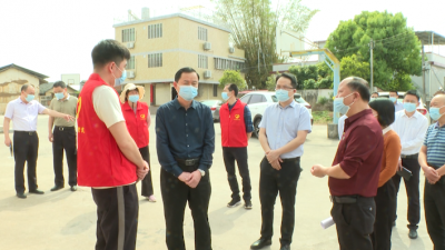 洪国华率队督导检查疫情防控工作：持之以恒做好疫情防控各项工作