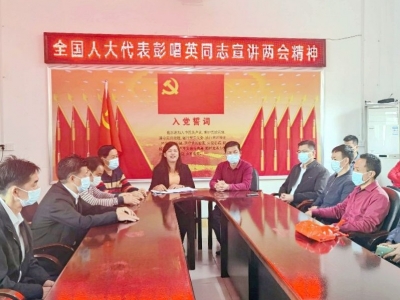 把两会好声音带给乡亲们！全国人大代表彭唱英回到丰顺宣讲全国两会精神