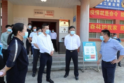 黄增国到大麻镇、银江镇调研春耕备耕和疫情防控工作