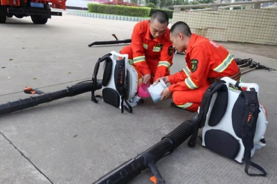 梅县区人武部未雨绸缪做好抢险救灾准备