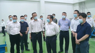 温助民率队调研铜箔产业项目建设工作：全面锻造推动梅县高质量发展的强大引擎