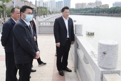 张志锋调研防洪防汛、地质灾害治理、河长制工作