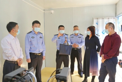 凌晓文率队督导检查大埔县公安监管场所疫情防控工作