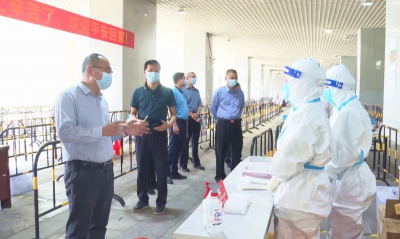 梅县区领导督导检查疫情防控工作：守好各个环节 织密扎牢疫情防控网