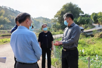 黄增国到枫朗镇督导检查疫情防控、春耕生产工作