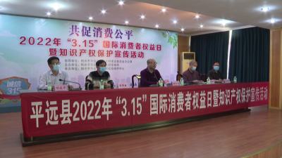 平远县举办“3·15”国际消费者权益日暨知识产权保护宣传活动
