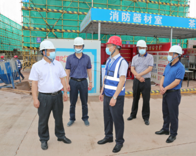 廖茂忠率队检查“五一”节前安全生产和疫情防控工作