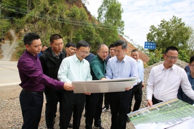 凌晓文督导大埔县地质灾害防治工作