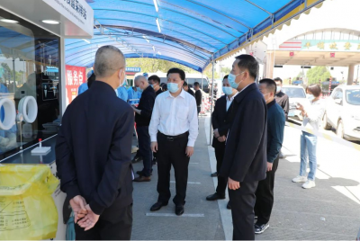 张志锋率队督导检查高速公路出口和国省道市际入口疫情防控工作