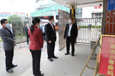 张志锋调研丰顺教育教学和校园疫情防控、校园安全工作