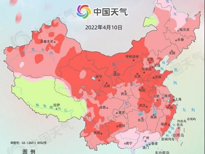 喷嚏预警！全国花粉过敏预警地图来了！本周末八成国土过敏风险高...