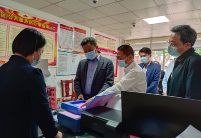 王庆利、蒋鲲到梅县区督导疫情防控工作：强化疫情防控 筑牢安全防线