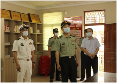 陈煜昌检查督导基层武装部建设、民兵训练等工作