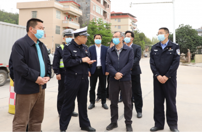 丘炀率队到五华华城、岐岭镇调研：从严从实从细 筑牢疫情防控和安全生产防线