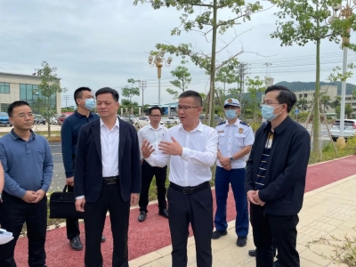 罗达祥调研园区建设、垦造水田等工作