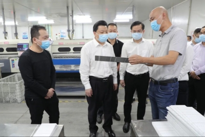 张志锋调研工业实体经济发展时要求：加快园区规划建设、招商引资步伐和做好疫情防控工作