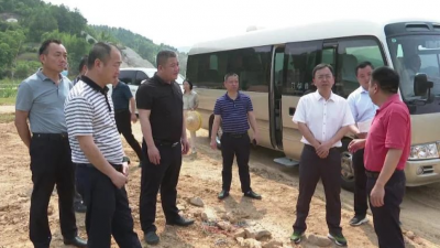 凌晓文带队研判高陂第二自来水厂选址事宜