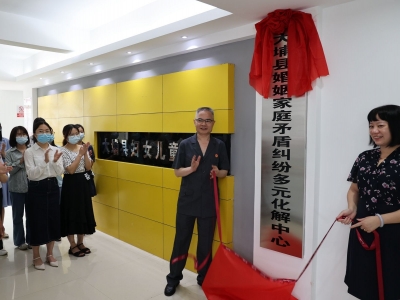 梅州首个县级婚姻家庭矛盾纠纷多元化解中心在大埔挂牌成立