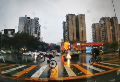 耍杂技呢？少年斑马线上演“自行车翘头”！惊呆路人...