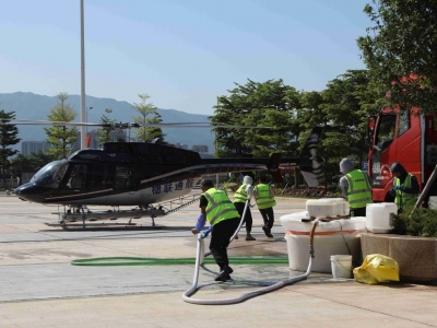 蕉岭“飞防”作业来了，“收拾”松材线虫病！