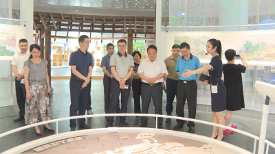 省地方志办调研组到蕉岭调研地方志和乡村振兴工作