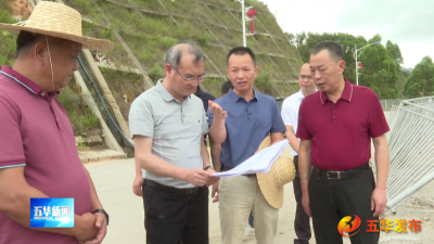 丘炀到龙村镇调研农村集中供水、重点项目建设等工作