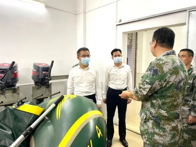 罗达祥督导检查强降雨防御工作