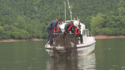 蕉岭县开展禁渔执法，保护渔业生态环境！