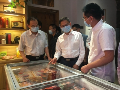 佛山市人大常委会一行来梅考察粤菜省市协同立法、客家菜立法等工作