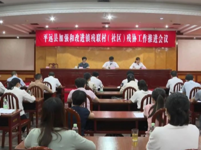 平远县召开加强和改进镇残联村（社区）残协工作推进会议