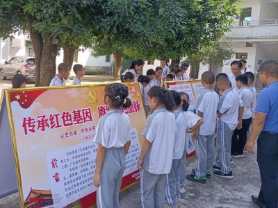 “红色文化进校园”活动走进丰顺县汤西镇和安小学