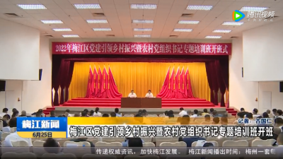 梅江区党建引领乡村振兴暨农村党组织书记专题培训班开班