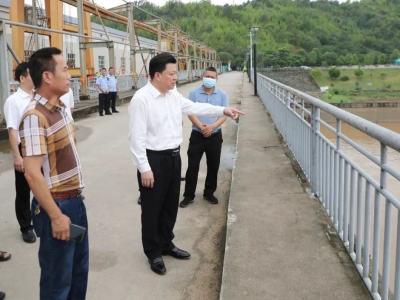 张志锋调研检查丰顺三防、地质灾害防治工作