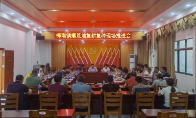 “比学赶超”氛围浓！梅县区梅南镇召开撂荒地复耕复种攻坚推进会