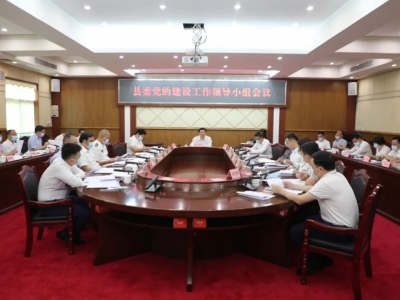 丰顺县委党的建设工作领导小组召开会议
