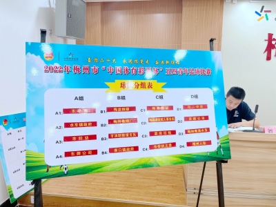 梅州青年的足球盛会！市五四青年足球比赛将于24日开赛，16支队伍竞技比拼