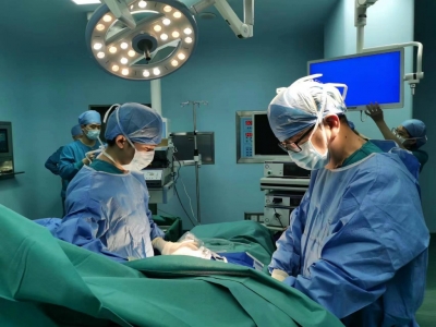 梅县区畲江镇中心卫生院顺利开展腹腔镜阑尾切除术